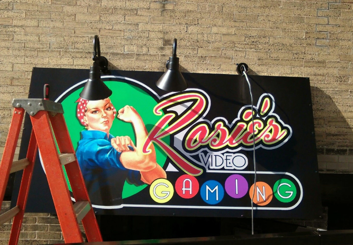 electrical sign installation