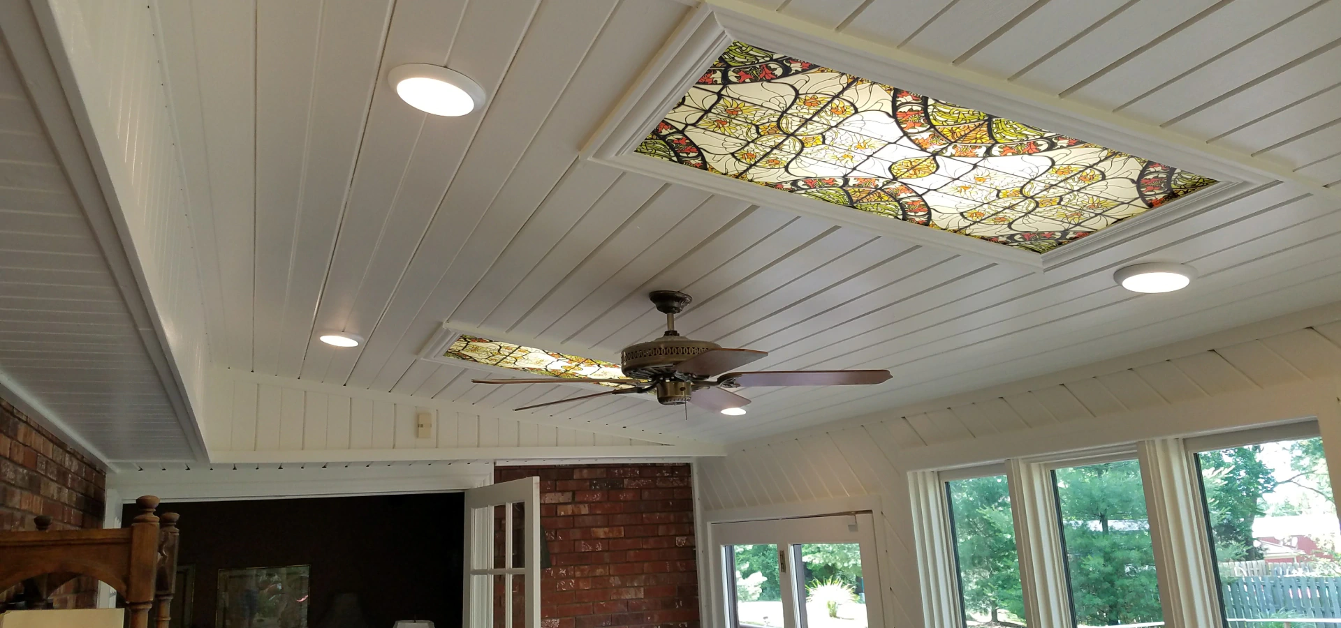 newly ceiling fan installed in a house